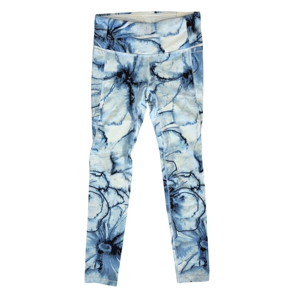 NWT CALIA by Carrie Underwood Energize 7/8 leggings Blue Floral Size XS